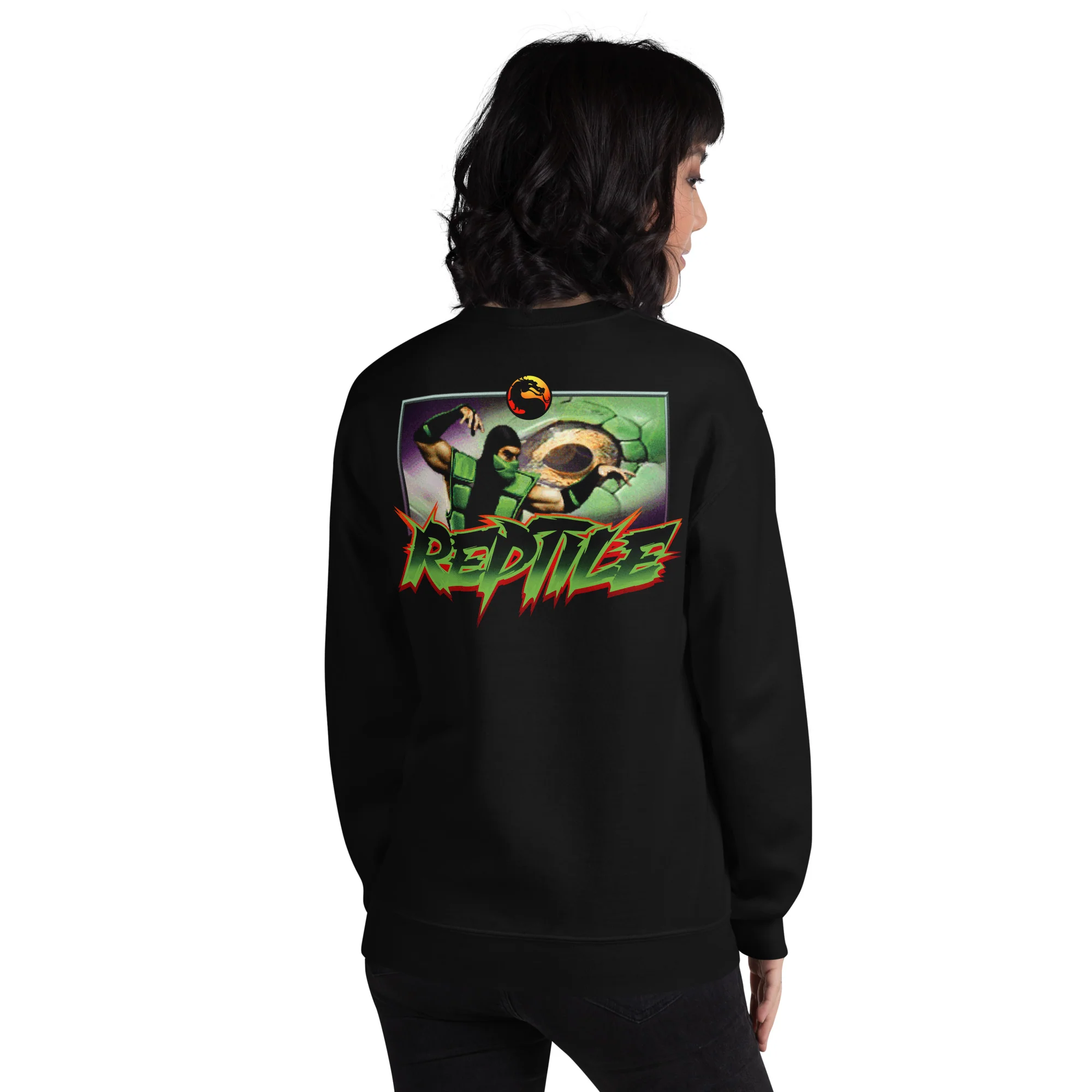 Mortal Kombat Klassic Embroidered Sweatshirt Reptile, photo 6