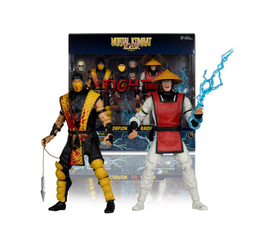 McFarlane Toys Mortal Kombat Klassic Scorpion vs Raiden (2025)
