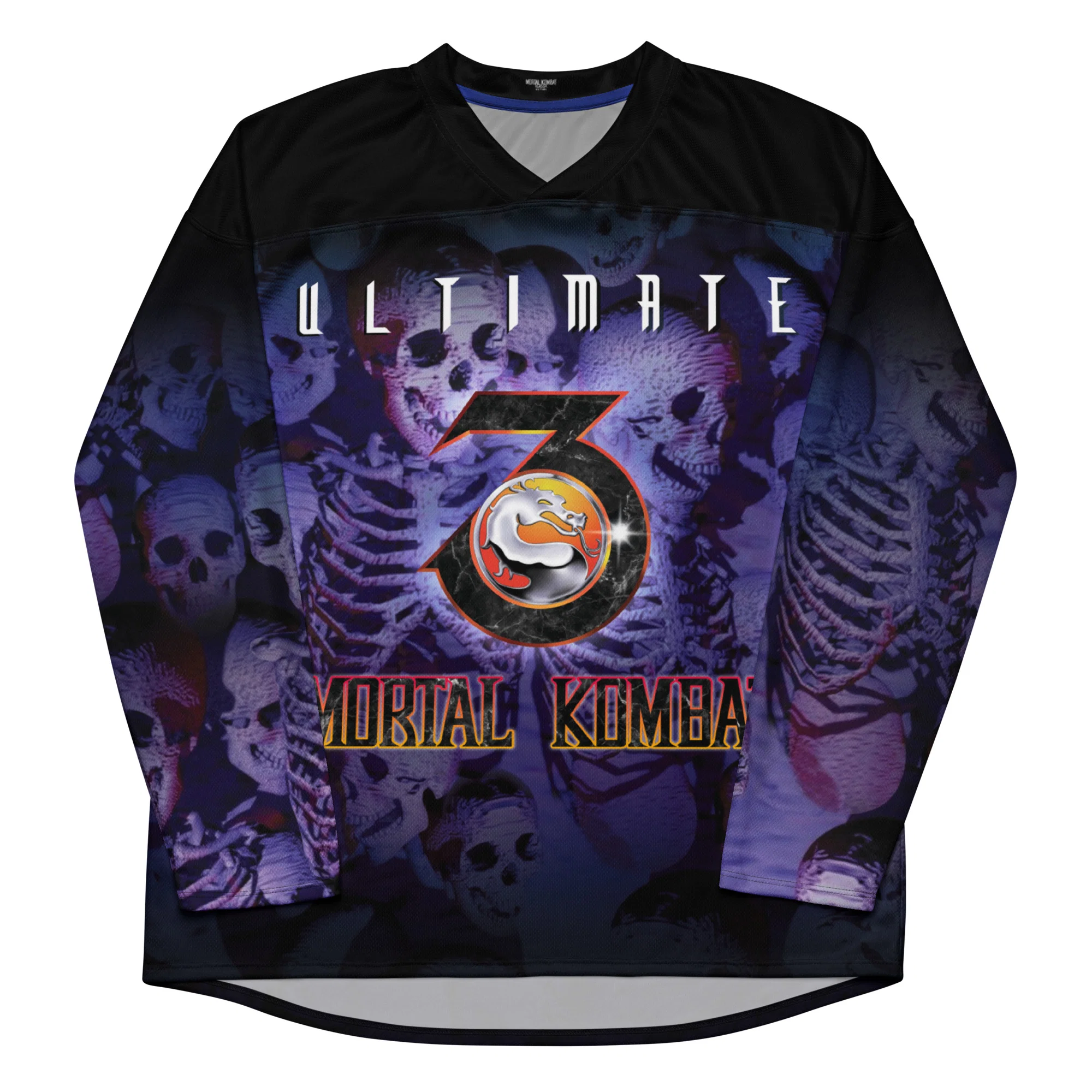 Mortal Kombat Klassic Ultimate MK3 Personalized Hockey Jersey