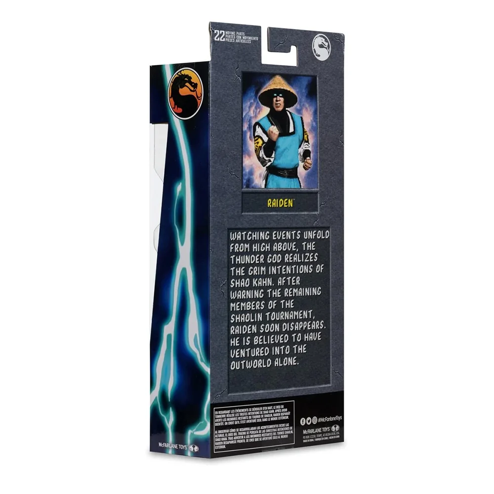 Mortal Kombat Klassic McFarlane Toys Raiden 7" Action Figure, photo 8