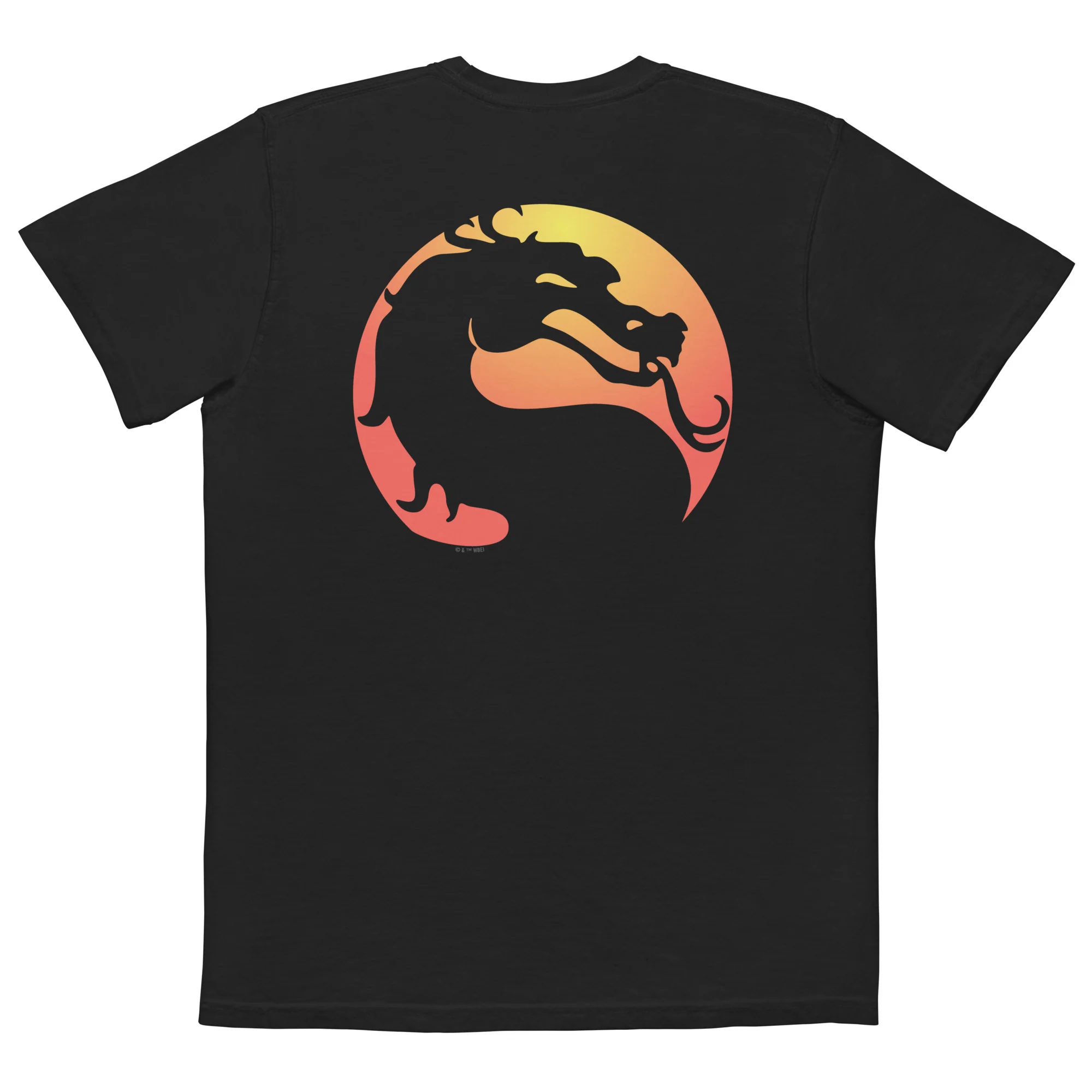 Mortal Kombat Klassic Comfort Colors Pocket T-shirt Logo